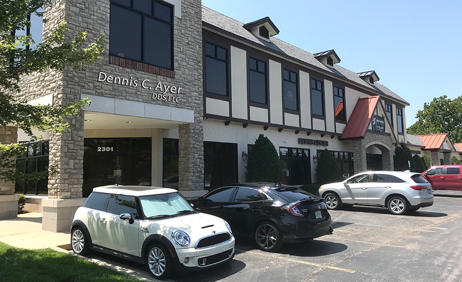 Dennis C. Ayer, DDS LLC building and parking