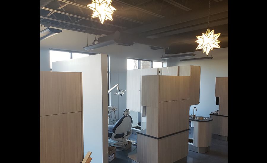 dental exam area in Leawood, KS